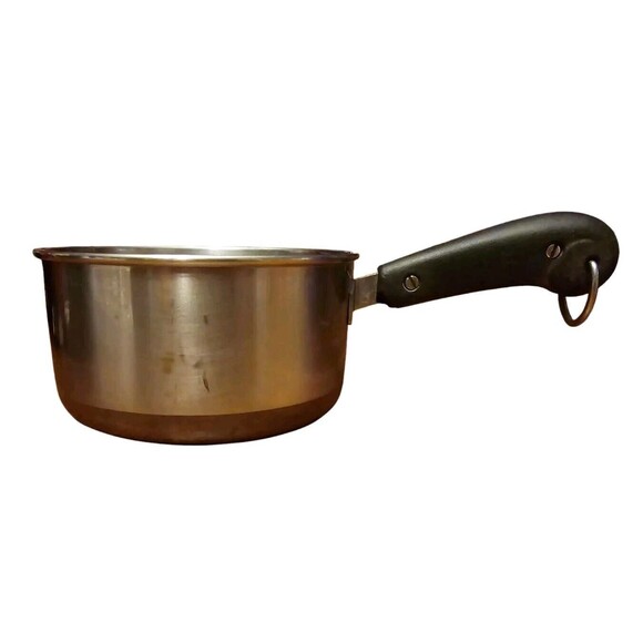 REVERE WARE 1 1/2 Qt. Saucepan Pot Stainless Copper Clad Bottom IL NO LID - Picture 2 of 4